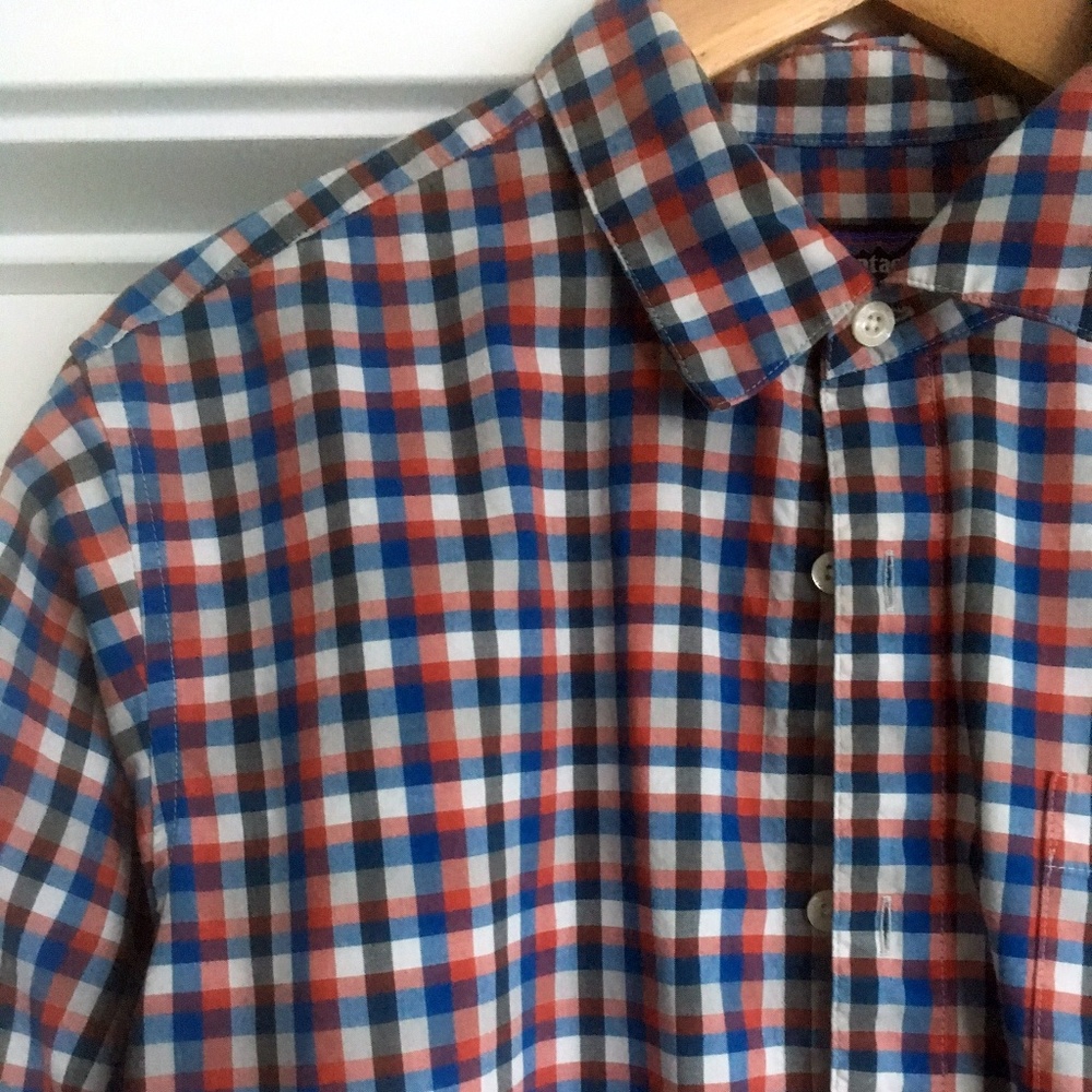 Patagonia checkerboard shirt